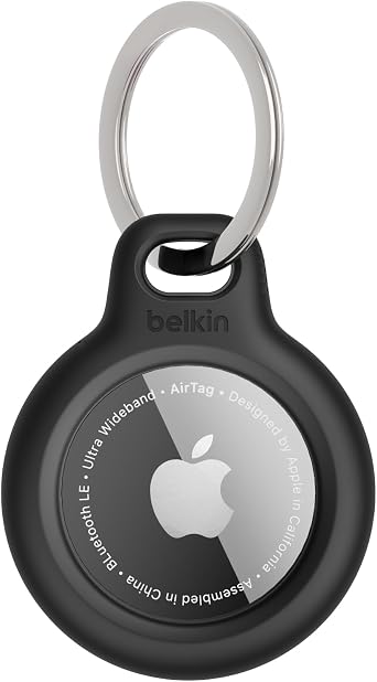51cVe30sRL._AC_SX342_.jpg Belkin Apple AirTag Holder Keychain with Key Ring, Scratch-Resistant