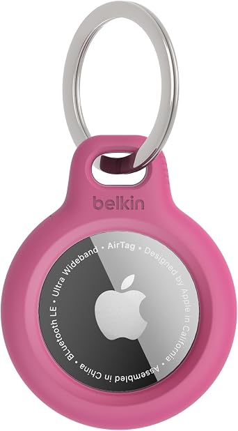 51u0zOUrJL._AC_SX342_.jpg Belkin Apple AirTag Holder Keychain with Key Ring, Scratch-Resistant