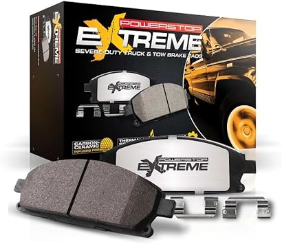 61wtTTA4SxL._AC_SY355_.jpg PowerStop Z36 Truck & Tow Brake Pads Front for Ford F-150 2010-20 Z36-2087