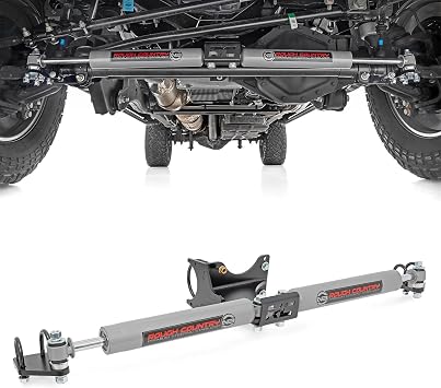 Rough Country N3 Dual Steering Stabilizer for 05-24 Ford Super Duty - 8749130