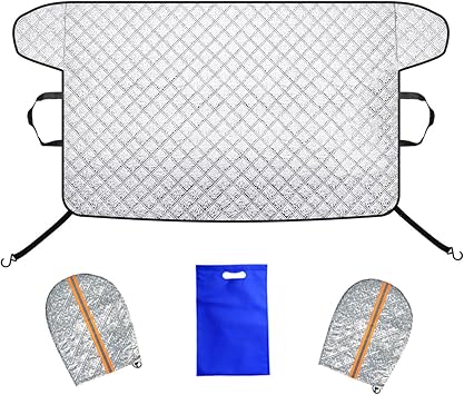 Big Hippo Windshield Cover for Ice and Snow for Car - 57x41 in Wt