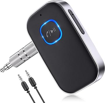 71CYReEHnpL._AC_SY355_.jpg COMSOON Bluetooth Receiver for Car, 3.5mm AUX Bluetooth Car Adapter