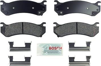 BOSCH BE785H Blue Ceramic Disc Brake Pad Set with Hardware