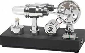 Sunnytech Hot Air Stirling Engine Motor Electricity Generator Educational Colorful LED SC (SC011)