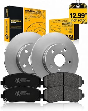 TOVASTY Front E-Coated Brake Kit for Dodge Grand Caravan 2012-2020