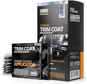 CERAKOTE® Ceramic Trim Coat Kit - Quick Plastic Trim Restorer - Ceramic Coating Guaranteed Restoration to Last Over 200 Washes – A Ceramic Coating, Not a Dressing