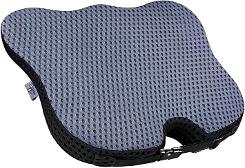 Wedge Car Seat Cushion for Driving for Better Visibility & Sciatica Relief