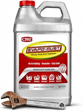 CRC Evapo-Rust Heavy Duty Rust Remover, 1 Gallon Bottle