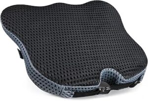 Wedge Car Seat Cushion for Driving for Better Visibility & Sciatica Relief
