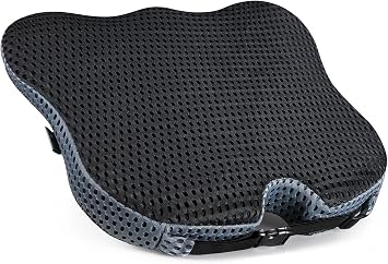 Wedge Car Seat Cushion for Driving for Better Visibility & Sciatica Relief
